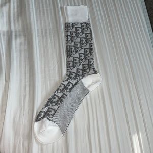 Grey Dior Dress Socks